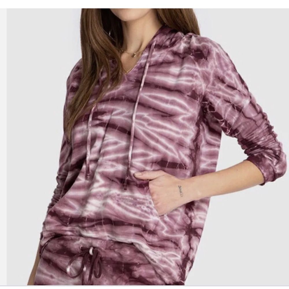 Johnny Was Women's Full Zip Tie-Dye Hoodie -